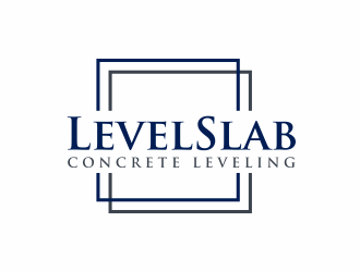 LevelSlab Concrete Leveling logo design by santrie