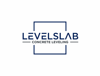 LevelSlab Concrete Leveling logo design by santrie