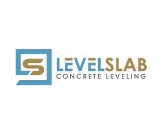 LevelSlab Concrete Leveling logo design by REDCROW