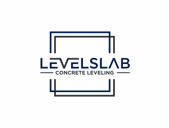 LevelSlab Concrete Leveling logo design by santrie