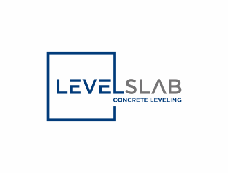 LevelSlab Concrete Leveling logo design by santrie