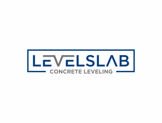 LevelSlab Concrete Leveling logo design by santrie