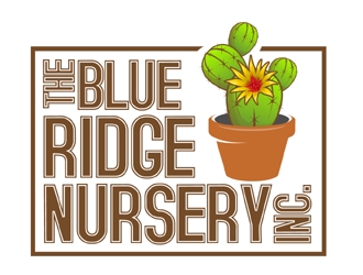 THE BLUE RIDGE NURSERY, INC. logo design by MAXR