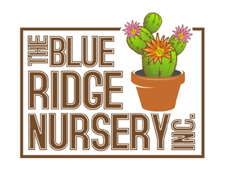 THE BLUE RIDGE NURSERY, INC. logo design by MAXR