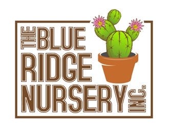 THE BLUE RIDGE NURSERY, INC. logo design by MAXR