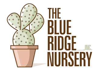 THE BLUE RIDGE NURSERY, INC. logo design by frontrunner