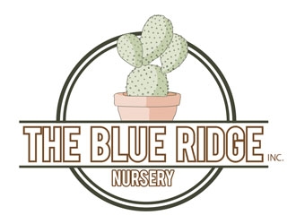 THE BLUE RIDGE NURSERY, INC. logo design by LogoInvent