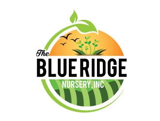 THE BLUE RIDGE NURSERY, INC. logo design by REDCROW