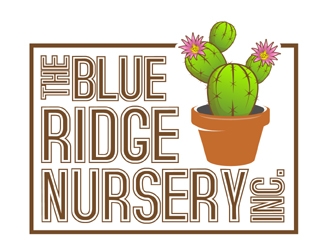 THE BLUE RIDGE NURSERY, INC. logo design by MAXR