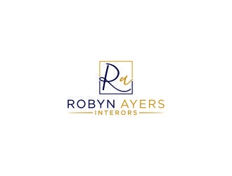 Robyn Ayers Interors logo design by bricton