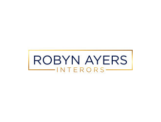 Robyn Ayers Interors logo design by RIANW