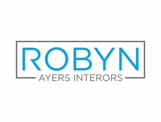 Robyn Ayers Interors logo design by agil