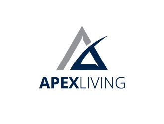 Apex Living  logo design by ikdesign