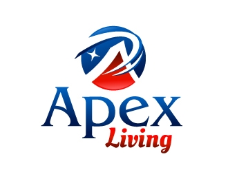 Apex Living  logo design by Dawnxisoul393
