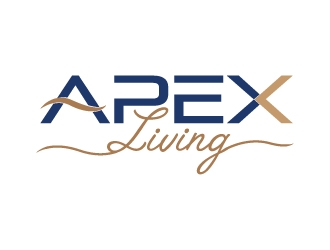 Apex Living  logo design by yans