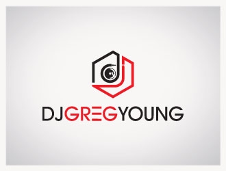 DJ Greg Young logo design by zinnia