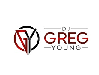 DJ Greg Young logo design by iBal05
