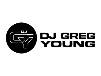DJ Greg Young logo design by Coolwanz