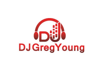 DJ Greg Young logo design by Webphixo