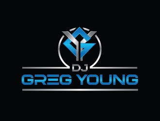 DJ Greg Young logo design by Roma