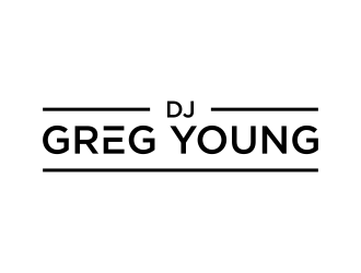 DJ Greg Young logo design by dewipadi