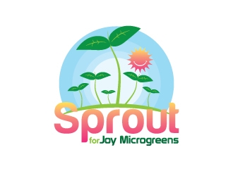 Sprout for Joy Microgreens logo design by yans