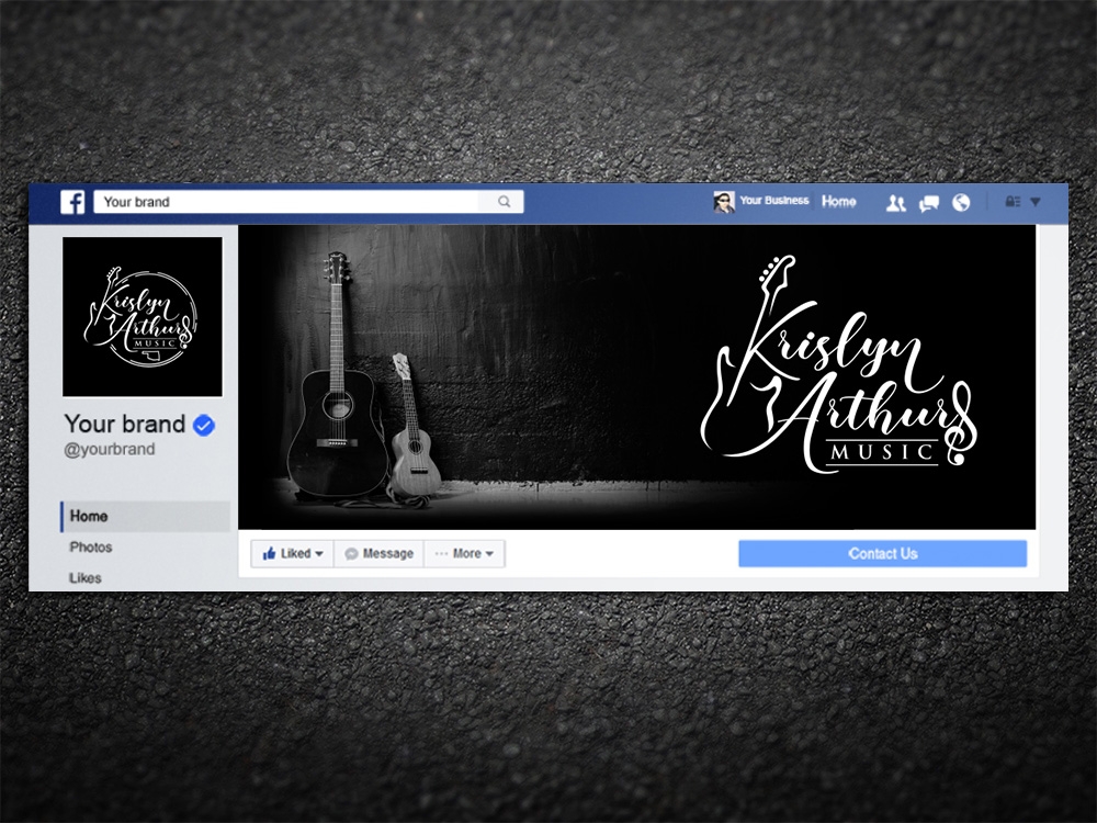 Krislyn Arthurs Music logo design by Kindo