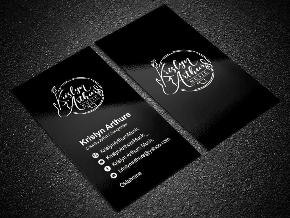 Krislyn Arthurs Music logo design by Kindo