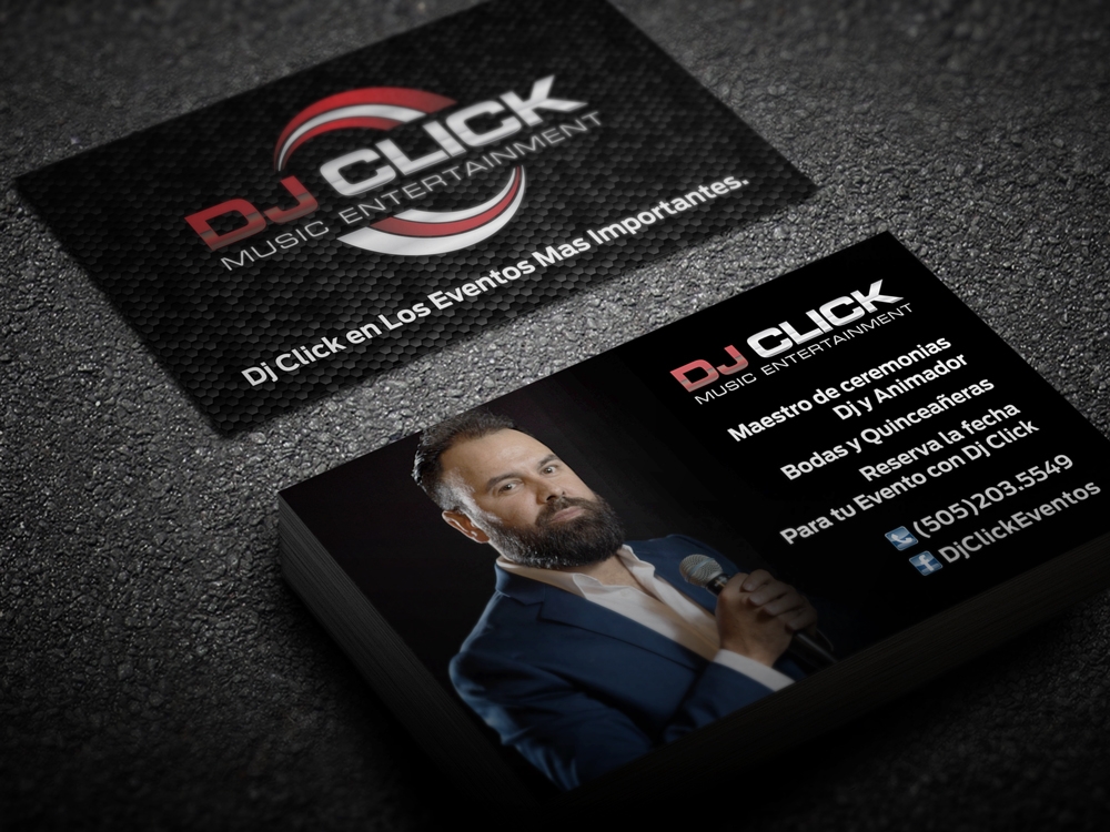 Dj Click logo design by KHAI