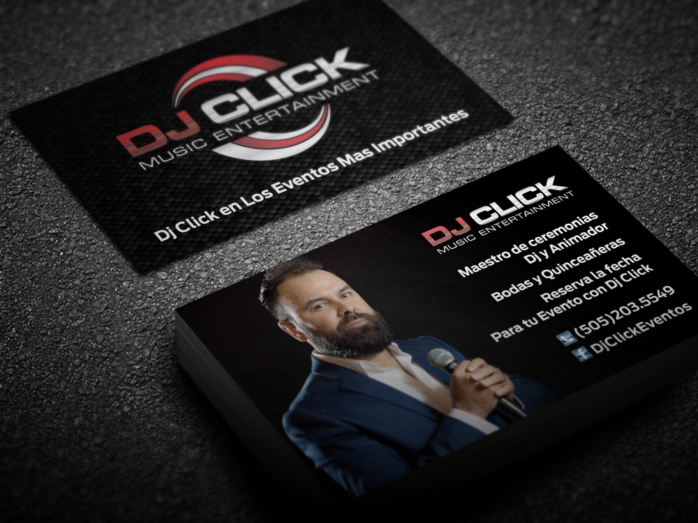 Dj Click logo design by KHAI
