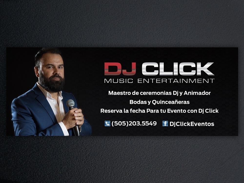 Dj Click logo design by KHAI