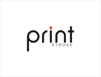 Print Stroke logo design by bunda_shaquilla