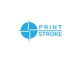 Print Stroke logo design by Akhtar