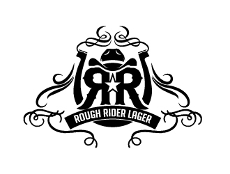 Rough Rider Lager or Rough Rider Beer logo design by jaize