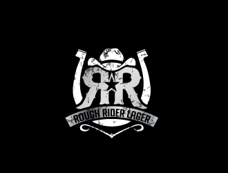 Rough Rider Lager or Rough Rider Beer logo design by jaize
