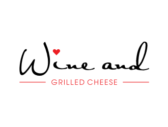 Wine and Grilled Cheese logo design by asyqh