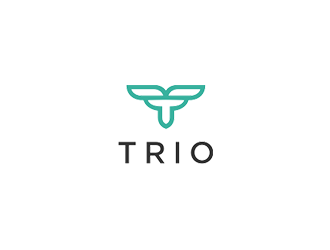 TRIO logo design by blackcane