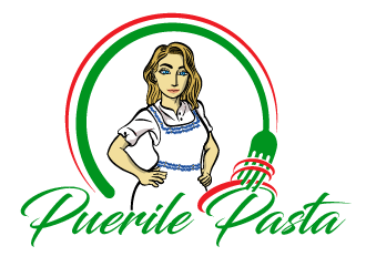Puerile Pasta logo design by justin_ezra