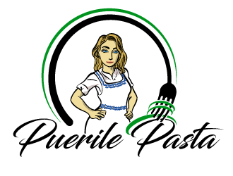 Puerile Pasta logo design by justin_ezra