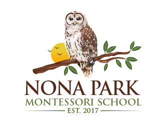 Nona Park Montessori School logo design by BeDesign