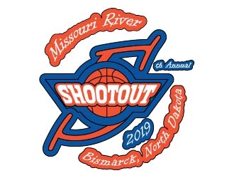 Missouri River Shootout  logo design by bulatITA