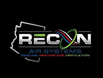 Recon Air Systems logo design by REDCROW