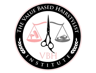The Value Based Hairstylist Institute aka VBH Institute logo design by jaize