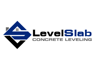 LevelSlab Concrete Leveling logo design by THOR_