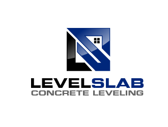 LevelSlab Concrete Leveling logo design by THOR_
