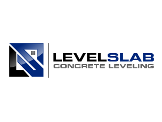 LevelSlab Concrete Leveling logo design by THOR_