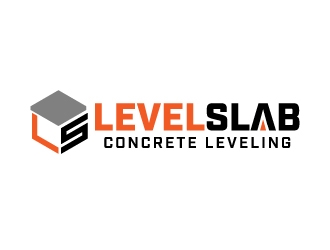 LevelSlab Concrete Leveling logo design by jaize