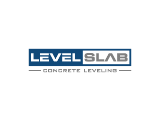 LevelSlab Concrete Leveling logo design by pencilhand