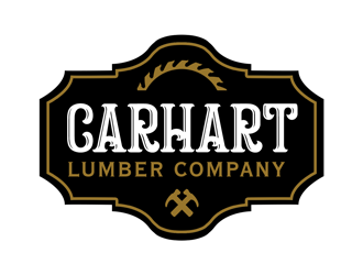 Carhart Lumber Company logo design by kunejo