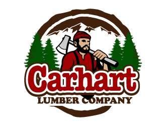 Carhart Lumber Company logo design by jaize